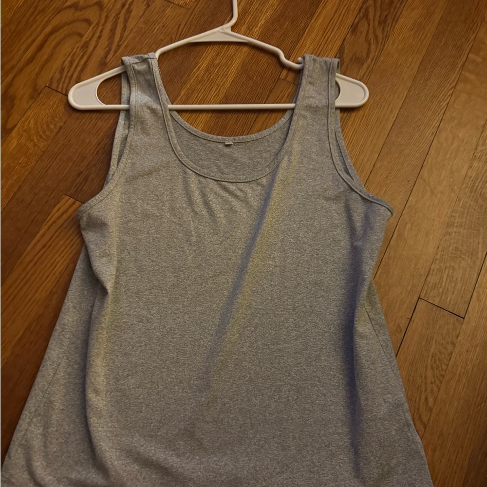 SHEIN Heather Gray Tank Top